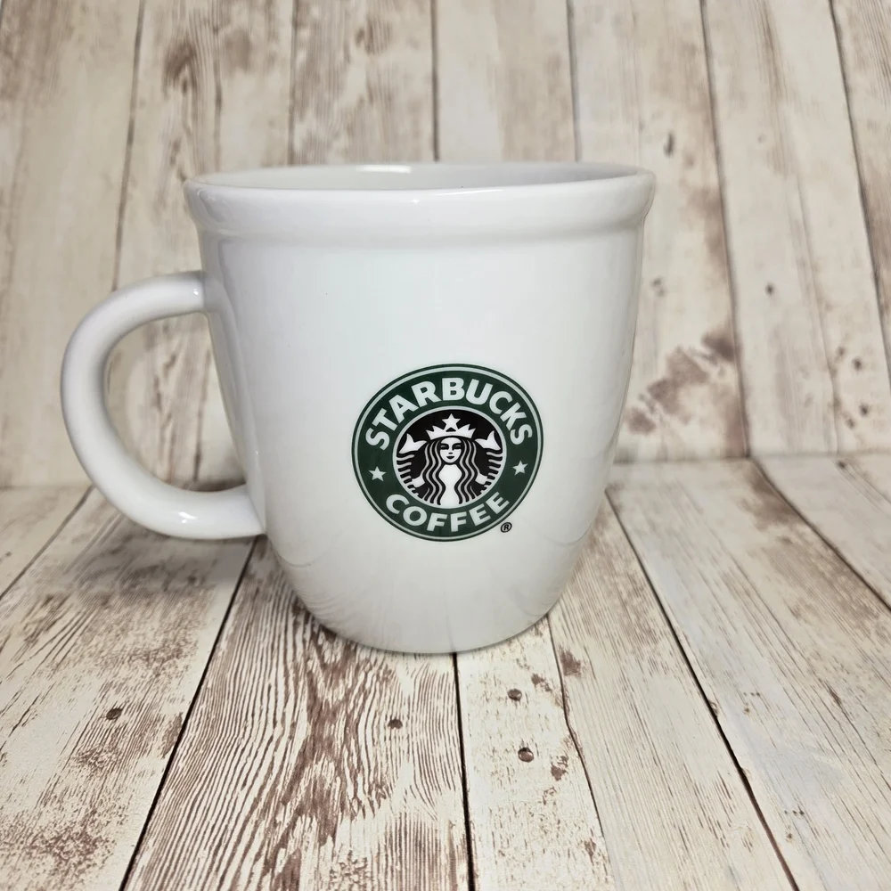Starbucks Green Logo White Mug